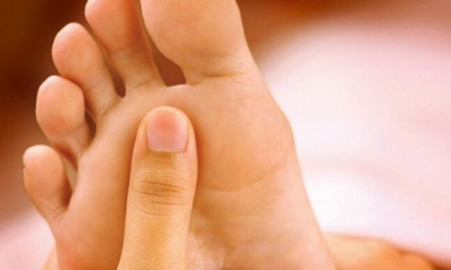 Toenail fungus on the nails and feet
